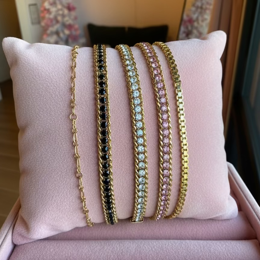 Braided Tennis Bracelet