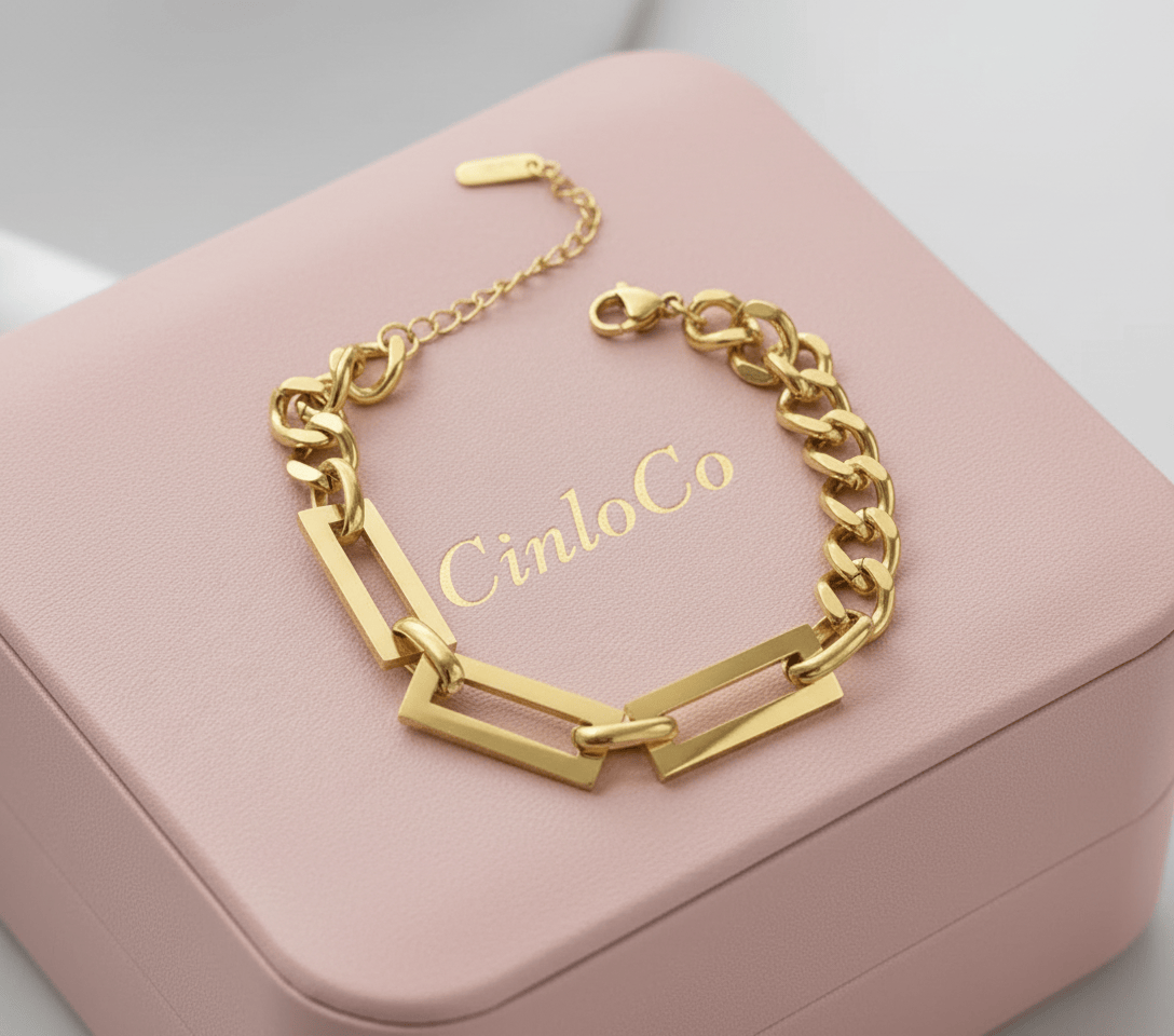 Paperclip Mix bracelet - CinloCo