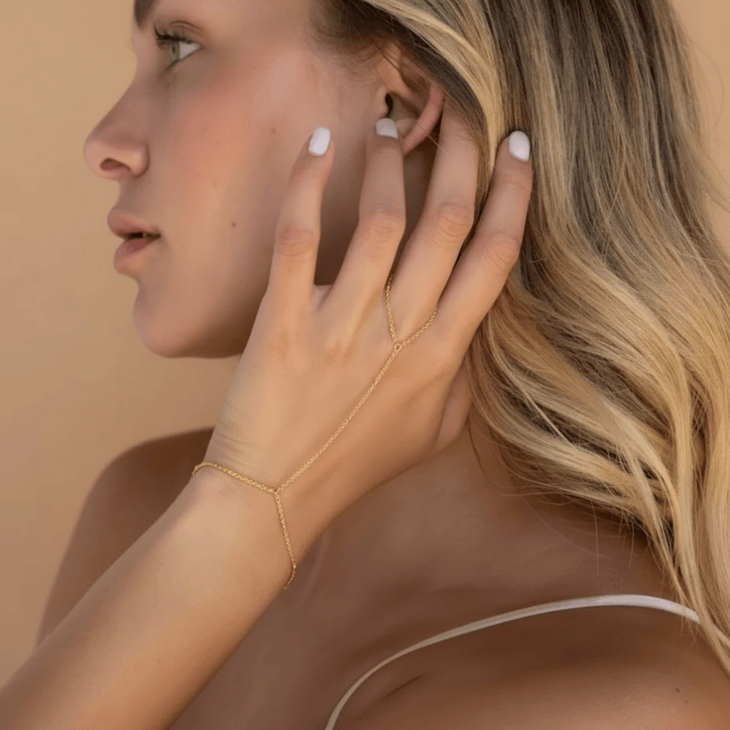 The Dainty- Gold Hand chain