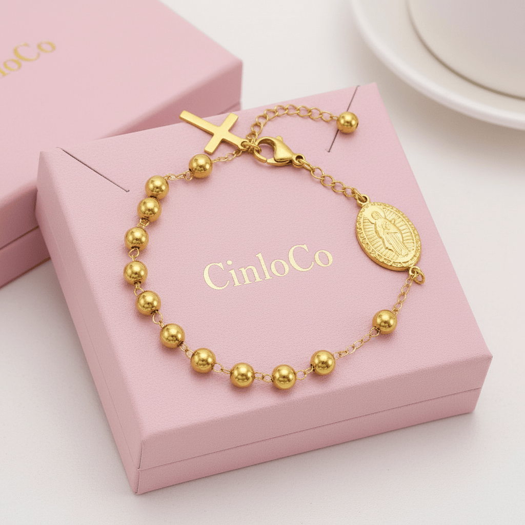 Vintage Rosary Bracelet