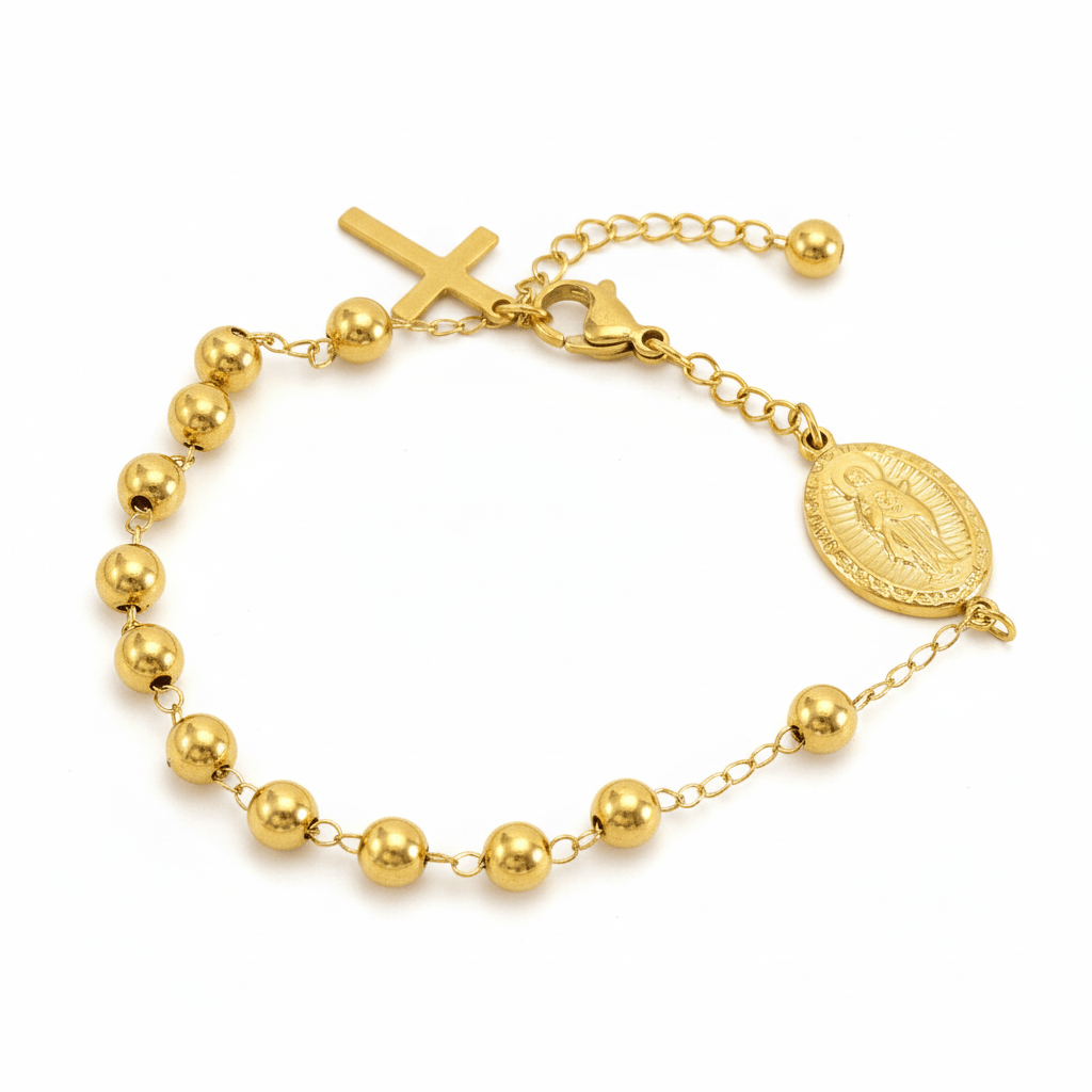 Vintage Rosary Bracelet