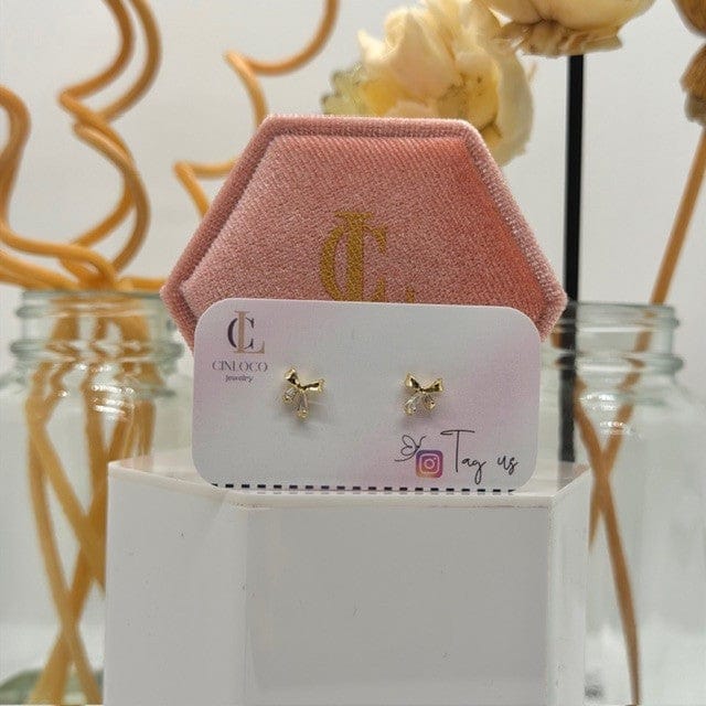 Dainty Bow Earrings