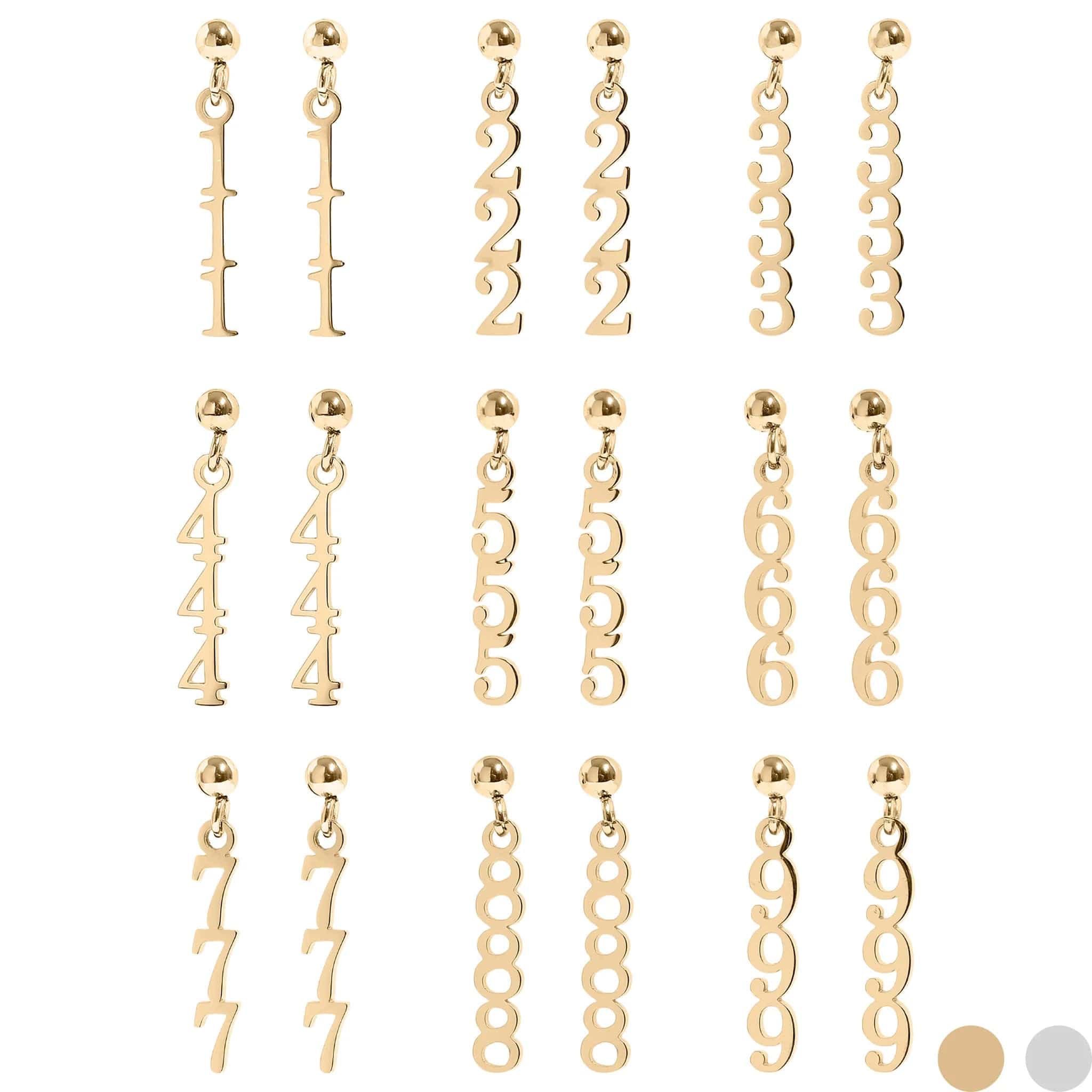 Angel Number Earrings - CinloCo