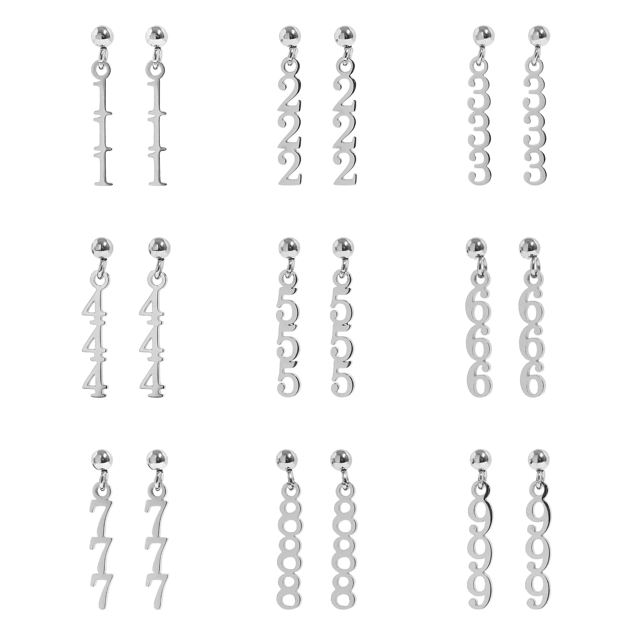 Angel Number Earrings - CinloCo