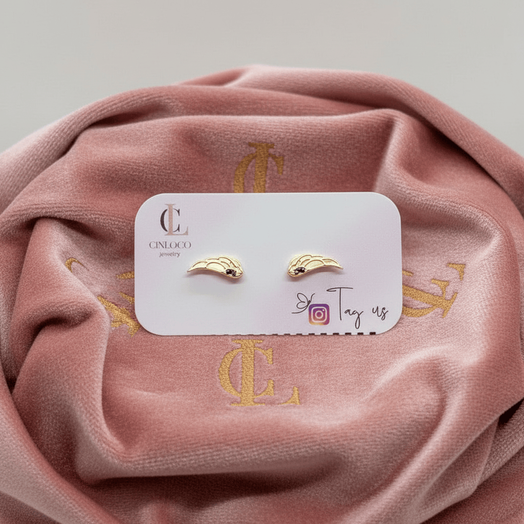 Angel Wings Studs