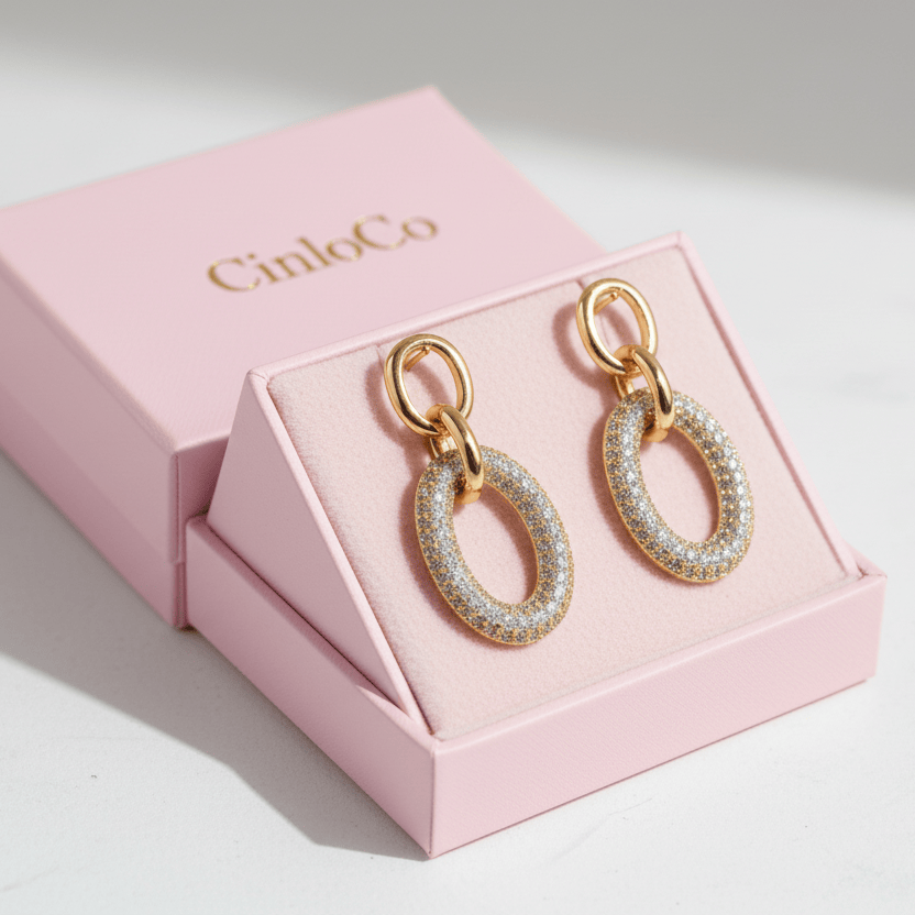 Golden O Earrings - CinloCo