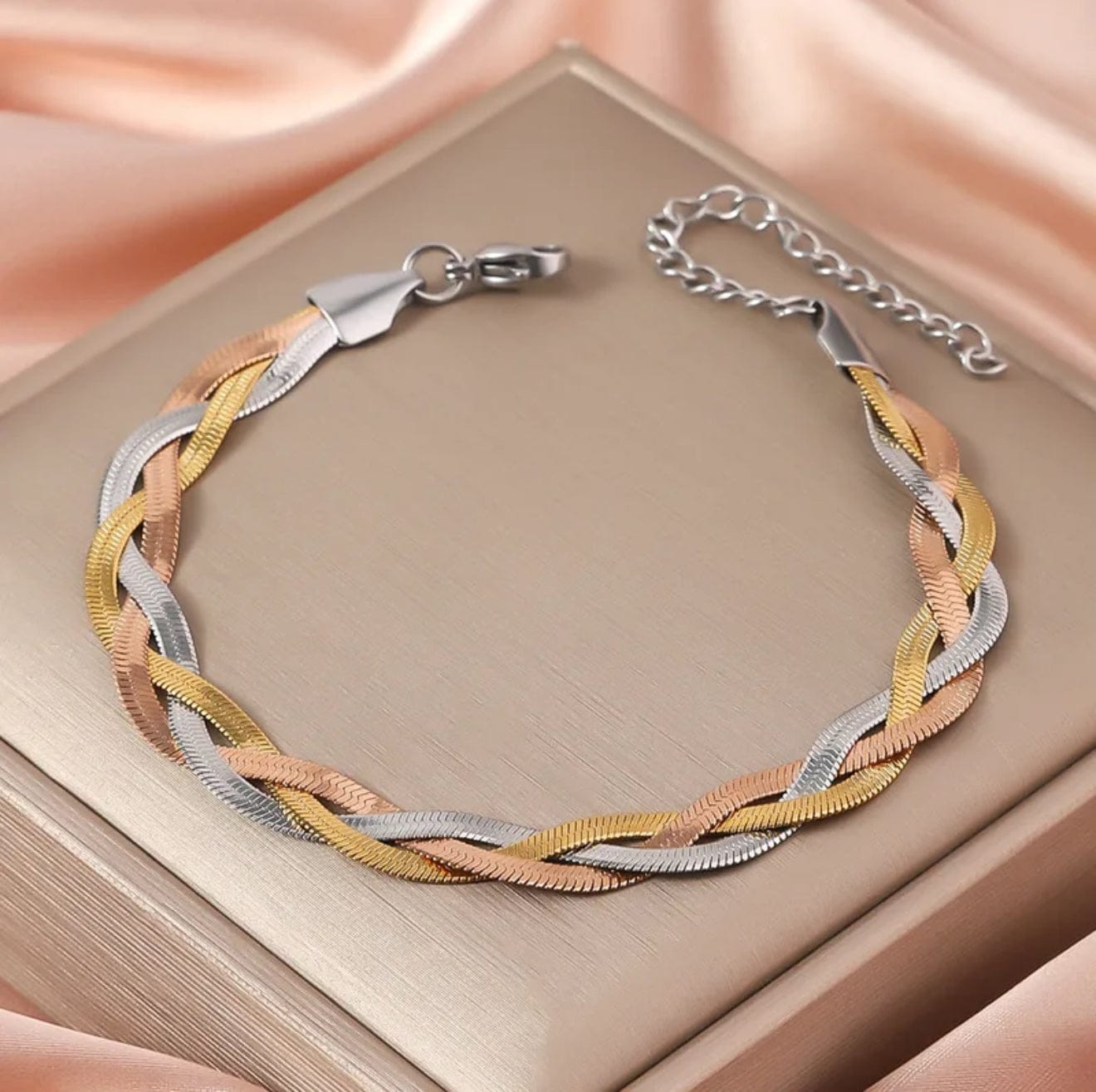 Herringbone Twist Bracelets
