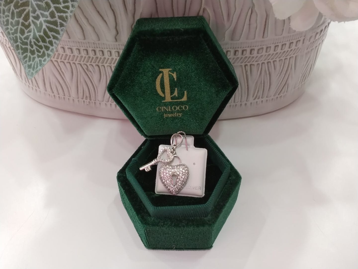 Lock in my heart pendent - CinloCo