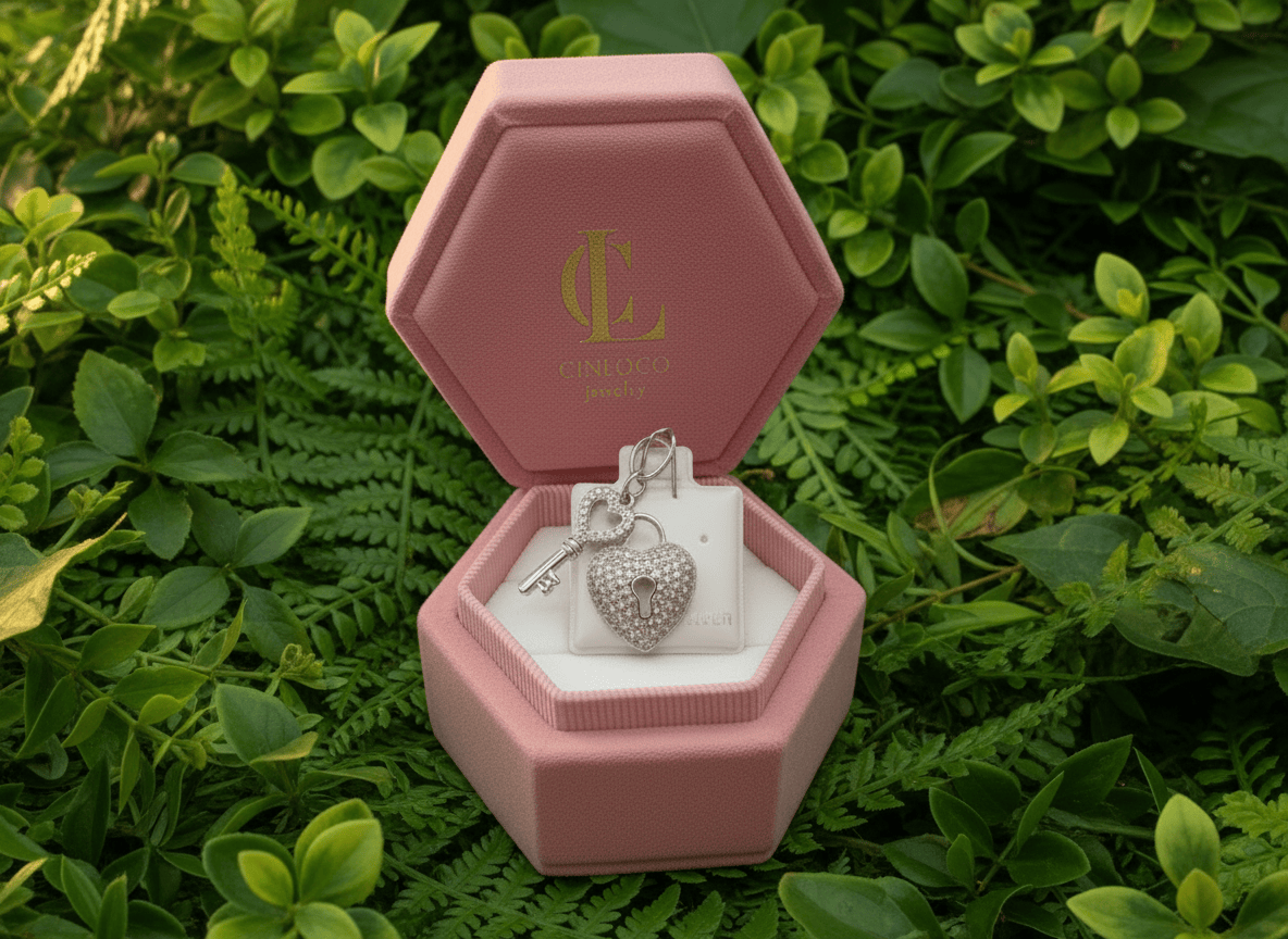 Lock in my heart pendent