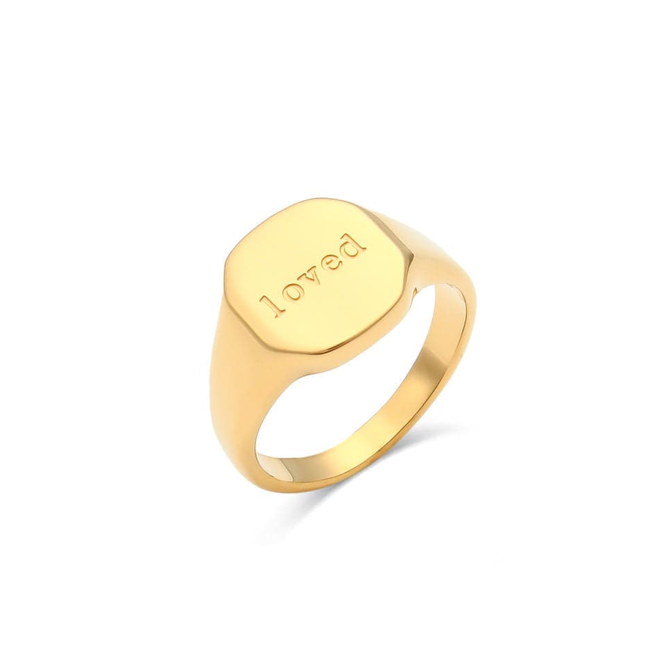 Summer Mixed & Matching Rings Stainless Steel Colorful Enamel Heart Rings For GirlsPopular - CinloCo
