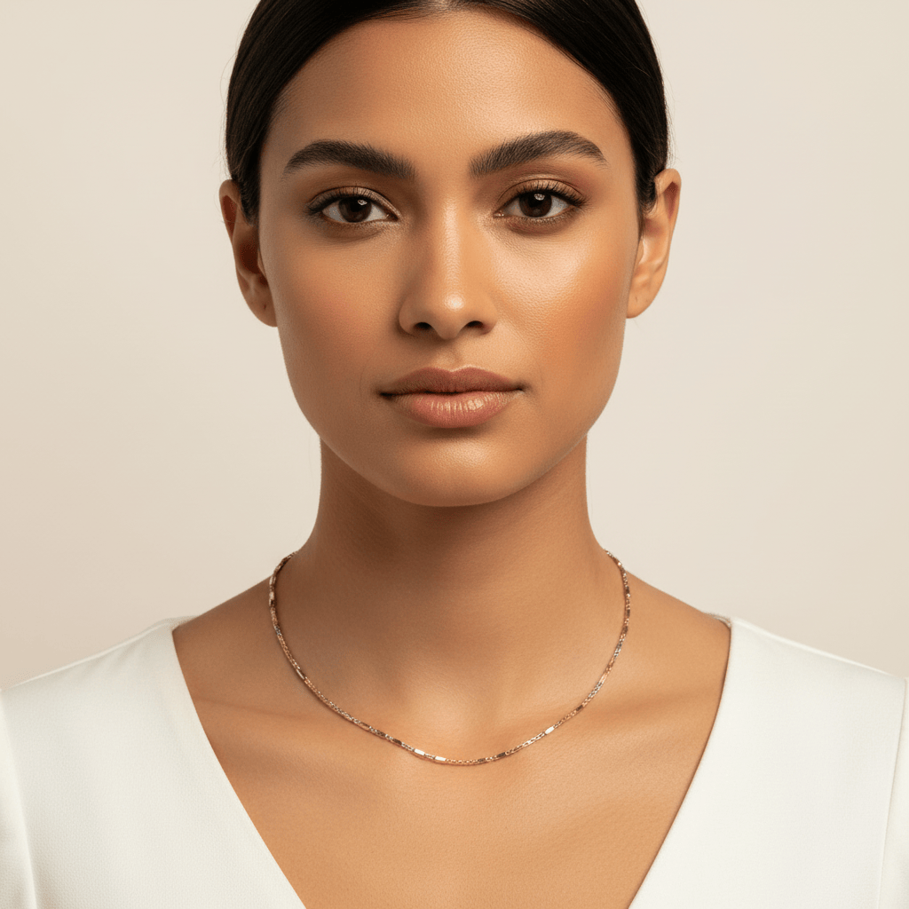 10k Tootsie Roll Tricolor chain