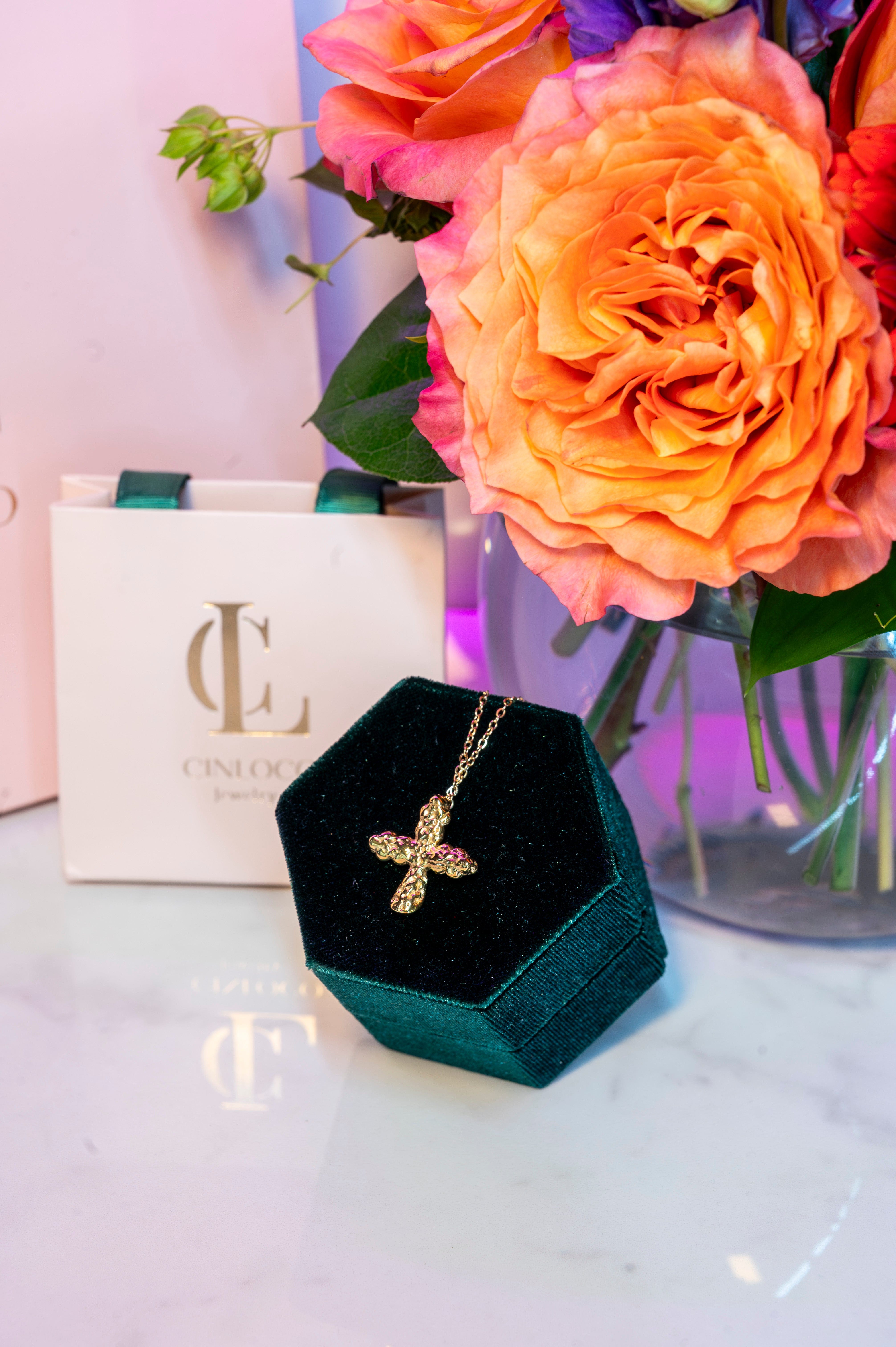 Angelina Cross Necklace