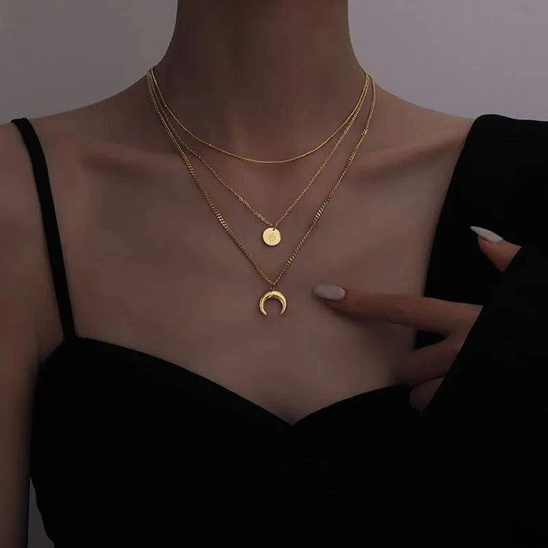Celestial Layers Necklace