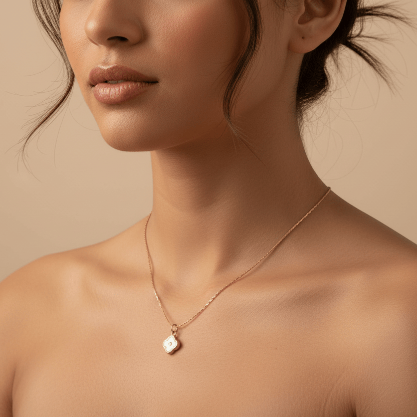 Clover Dainty Gold Necklace