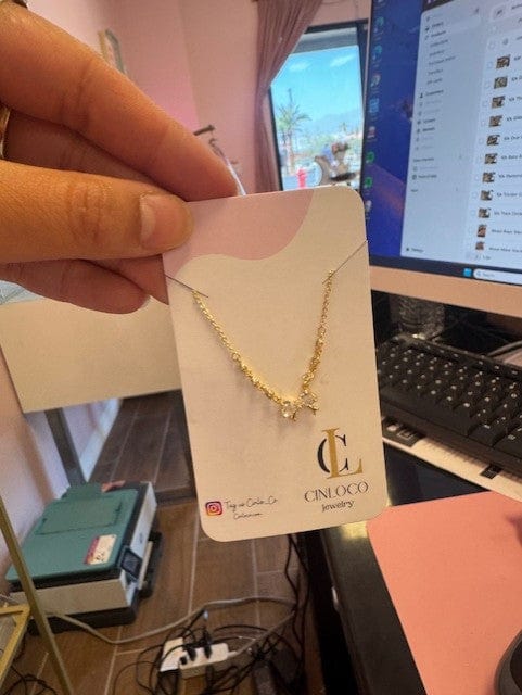 Dainty Bow Necklace - CinloCo