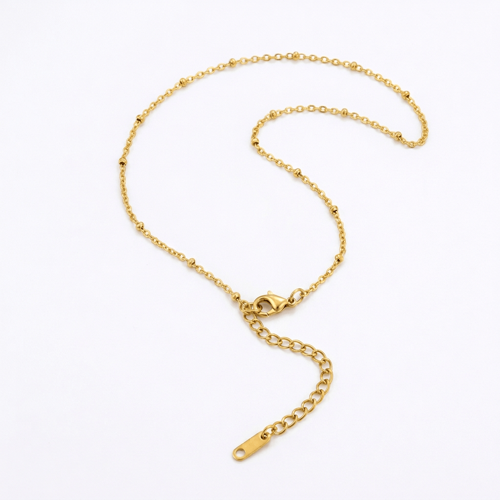 Golden Beaded Necklace
