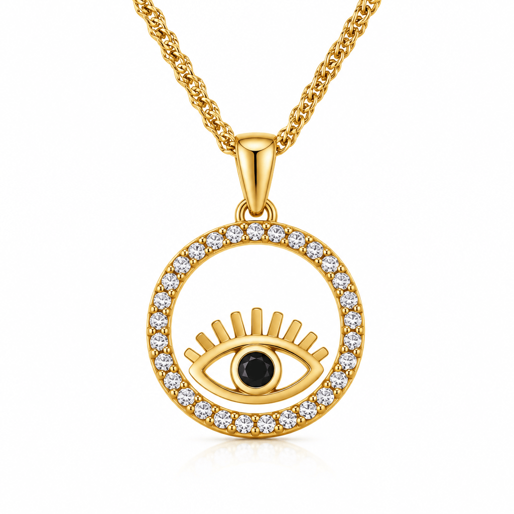 Minimalist Good Vibes Protection Dainty Necklace - CinloCo