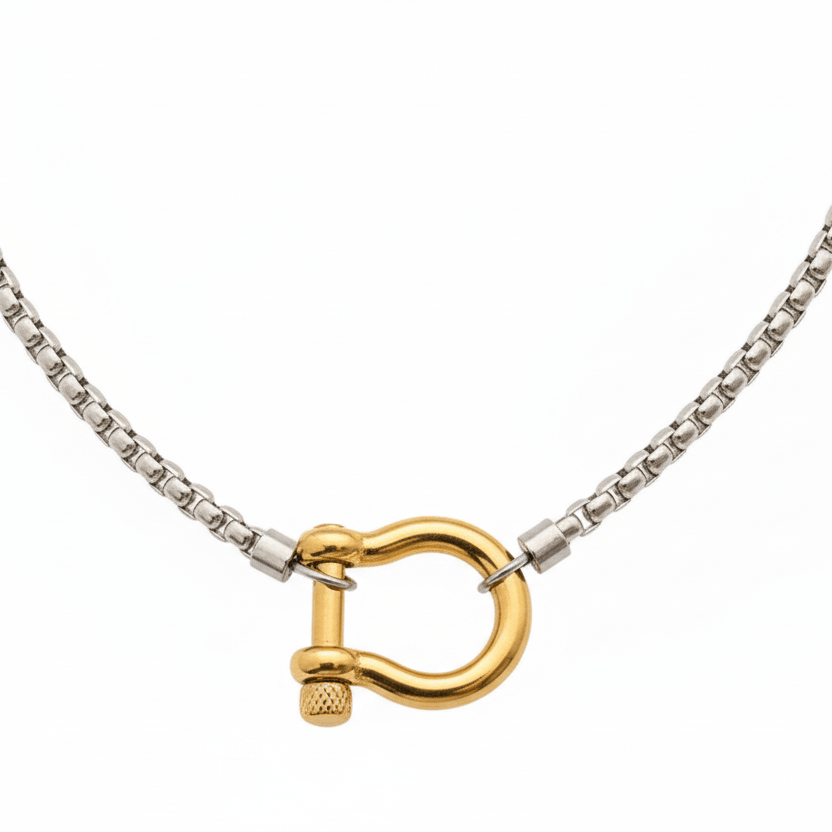 Wild Horseshoe Silver Necklace