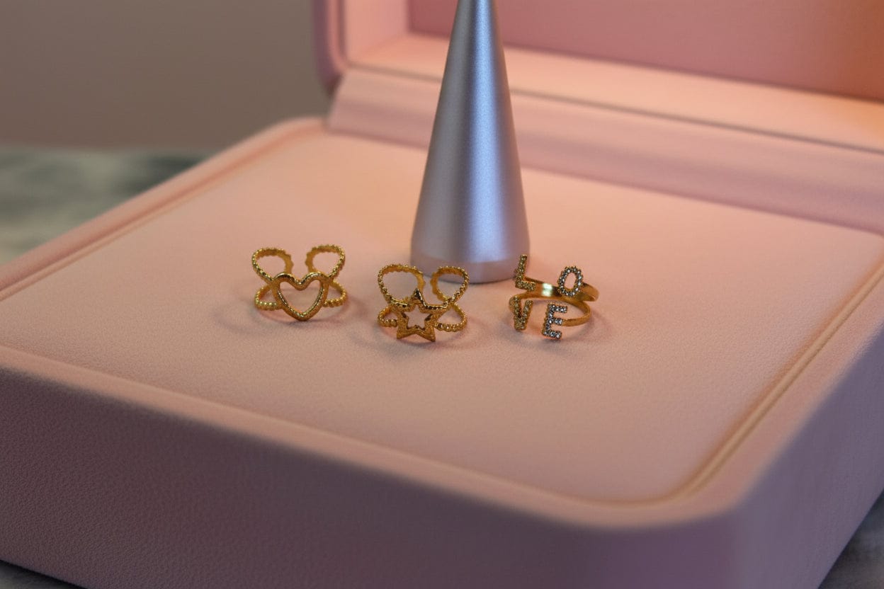 Open Outline Rings - CinloCo