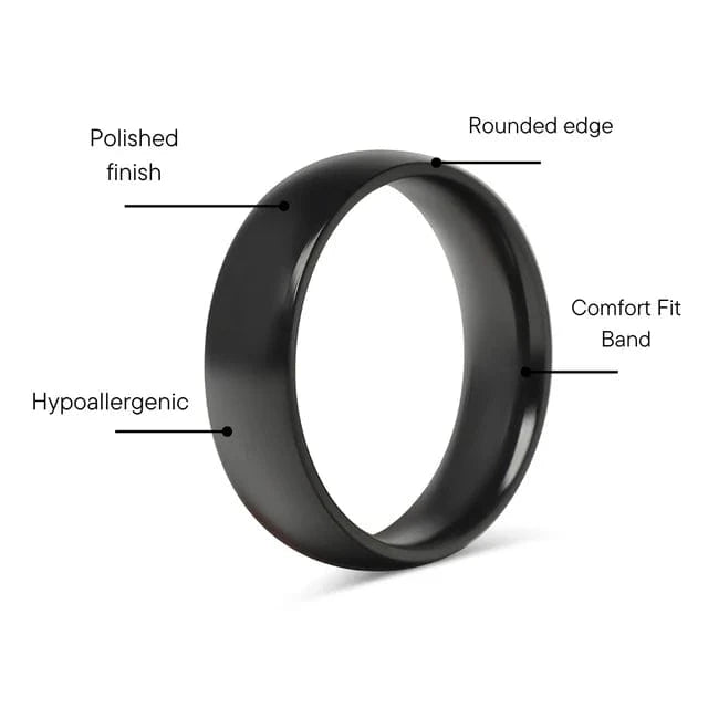 Dark Stack Ring