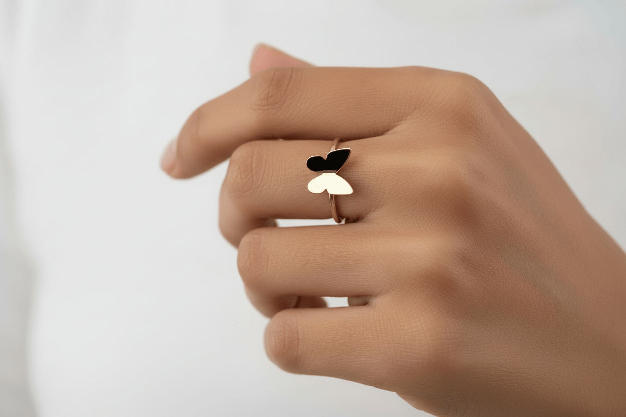 Golden Butterfly Ring - CinloCo
