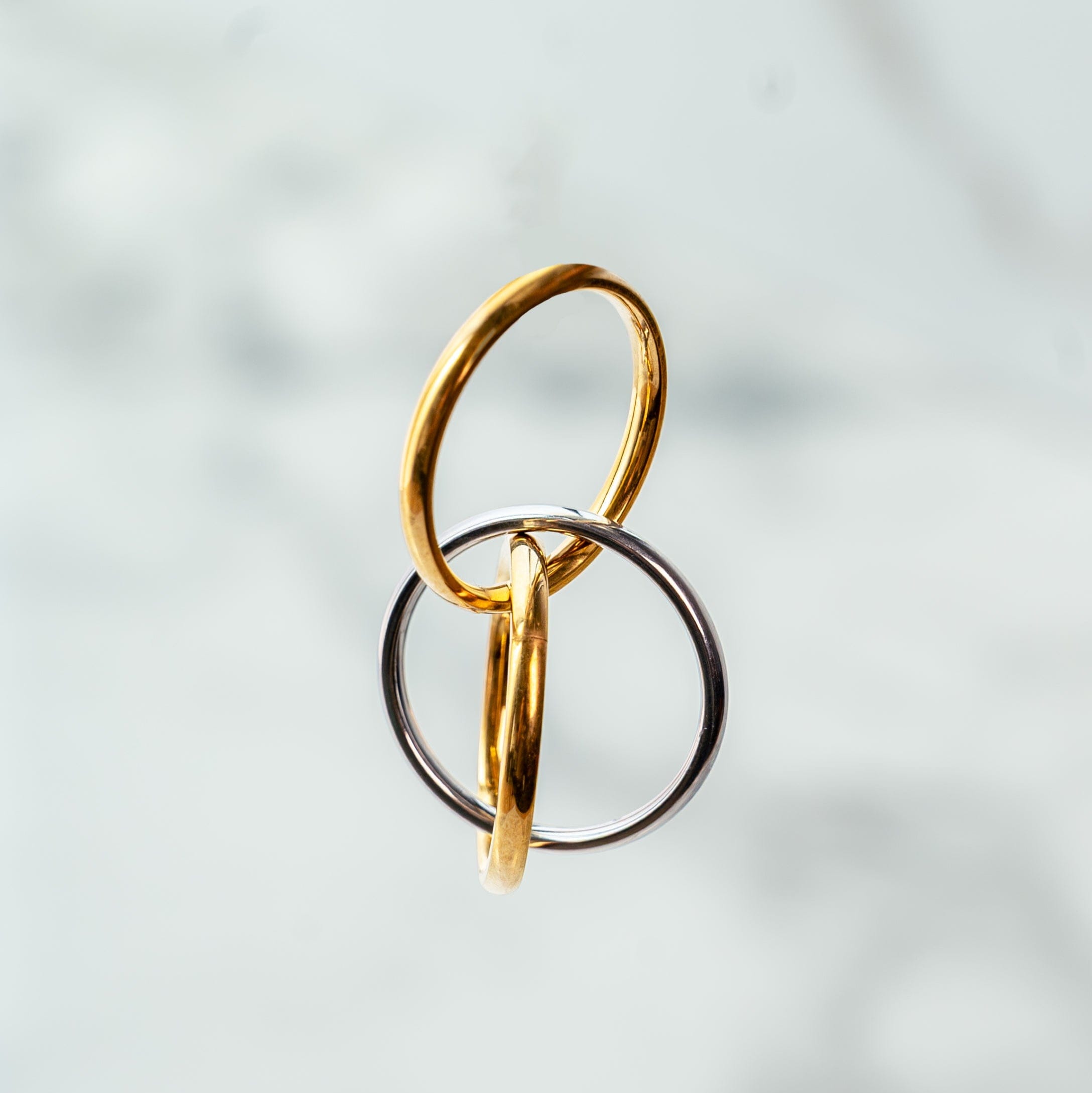 Mixed Metal 3 Ring Stack - CinloCo
