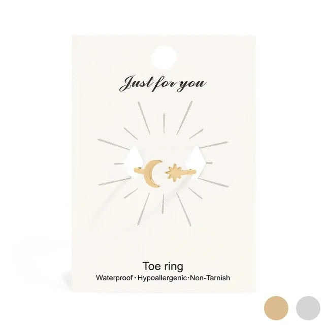 Toe Rings Silver & Gold