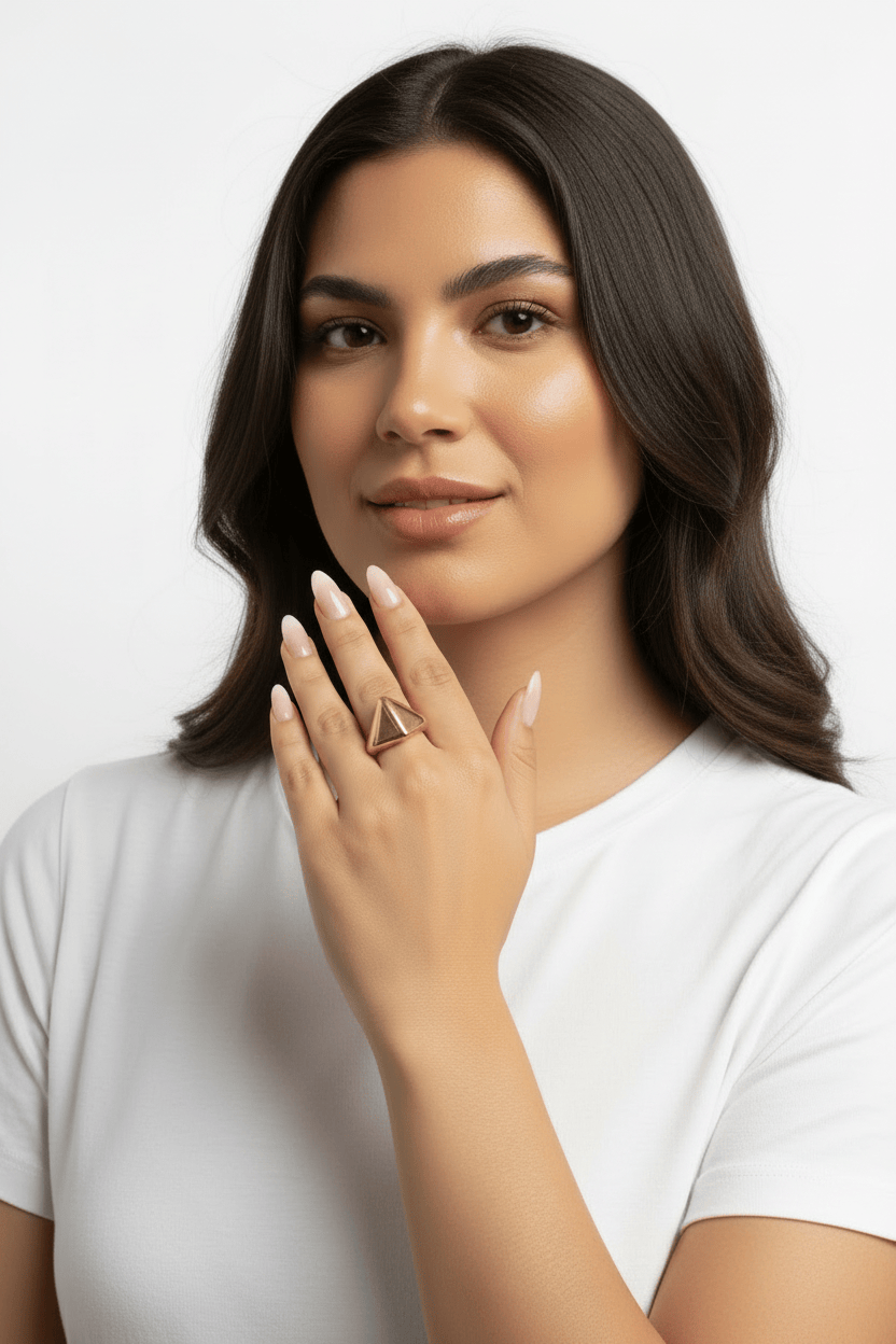 Sculpted Gold Ring