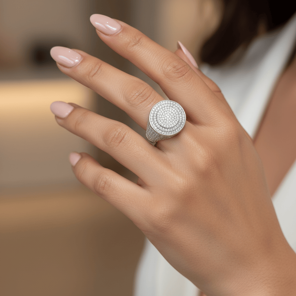 Miami Moissanite Ring