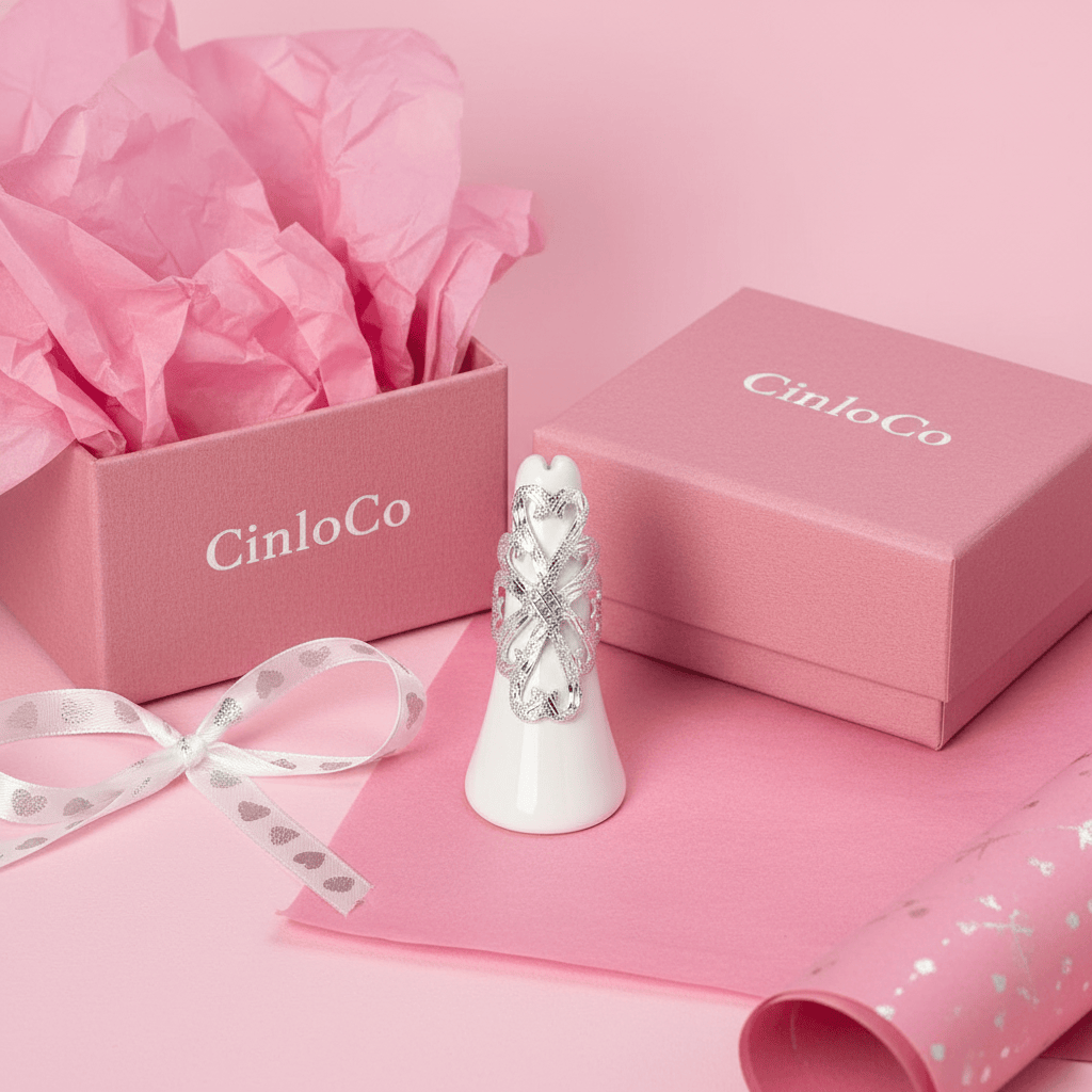 Sterling Silver All Hearts Ring