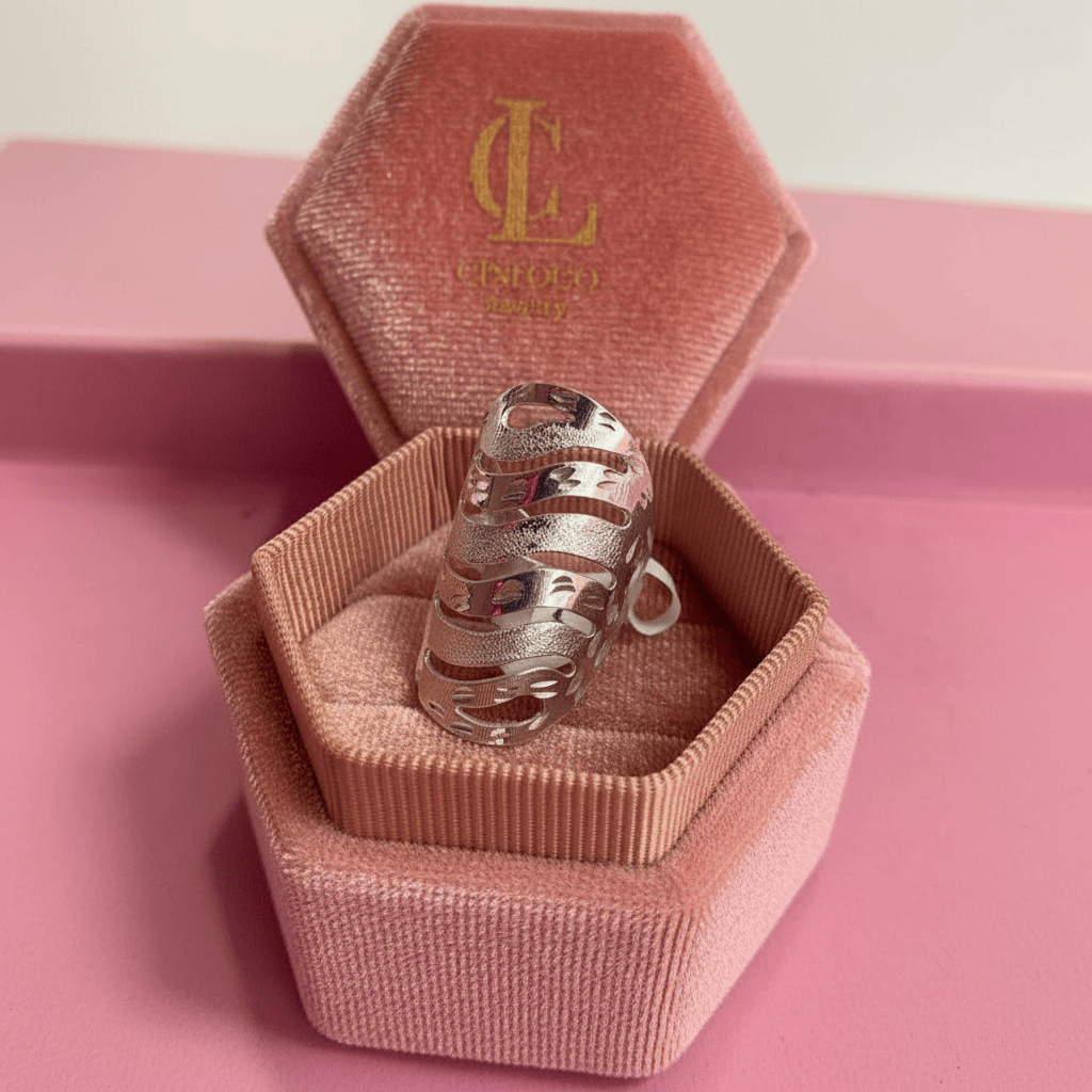 Sterling Silver Boho Wave Ring