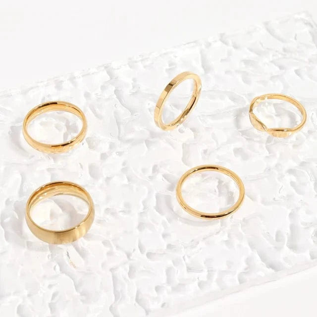 Toe Rings Silver & Gold
