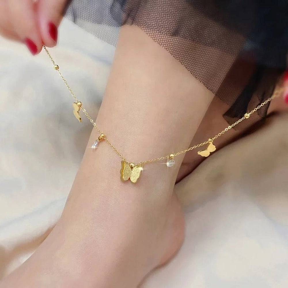 Giving me butterflies anklet - CinloCo