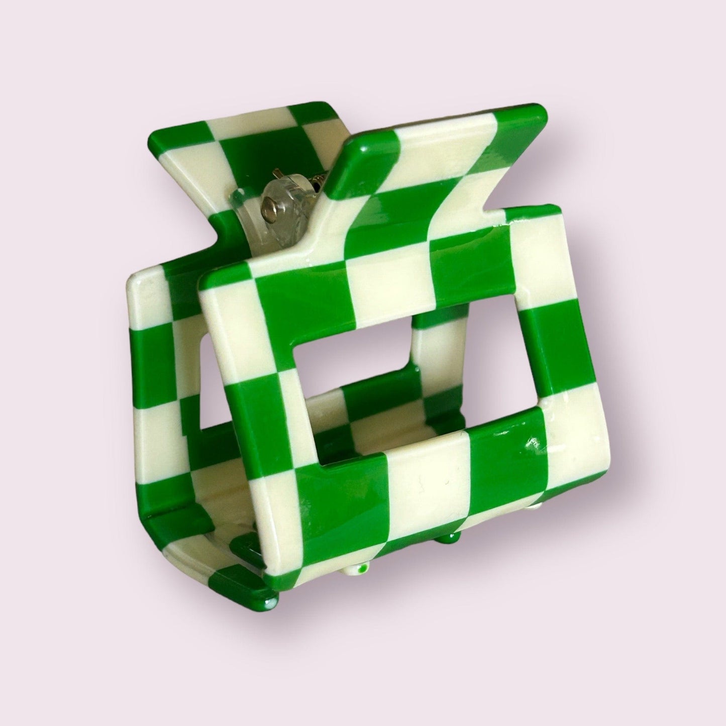 Ceci Checker Hair Claw - CinloCo