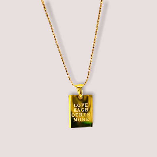 Love Each Other More Necklace - CinloCo