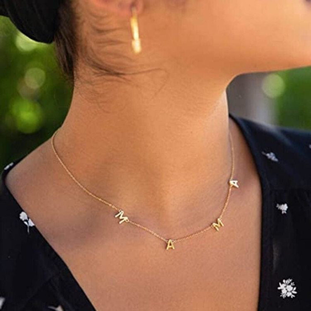 MAMA Gold & Silver Dainty Necklace - CinloCo