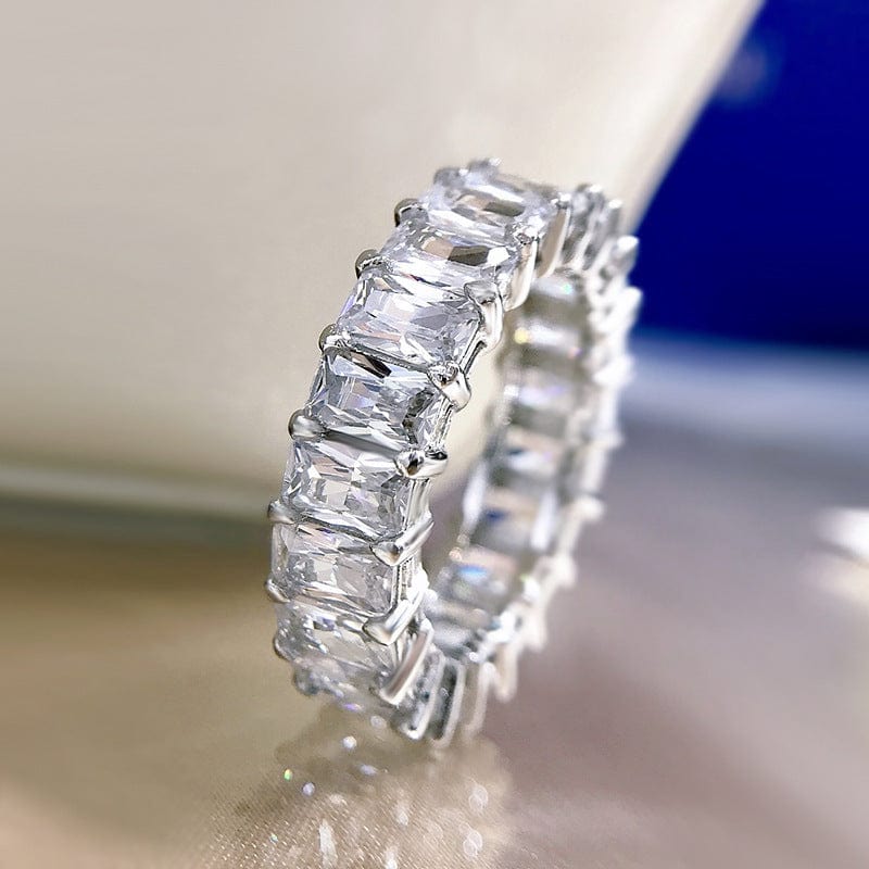 Ring The Eternal is a silver emerald cut engagement ring- CinloCo16 - CinloCo