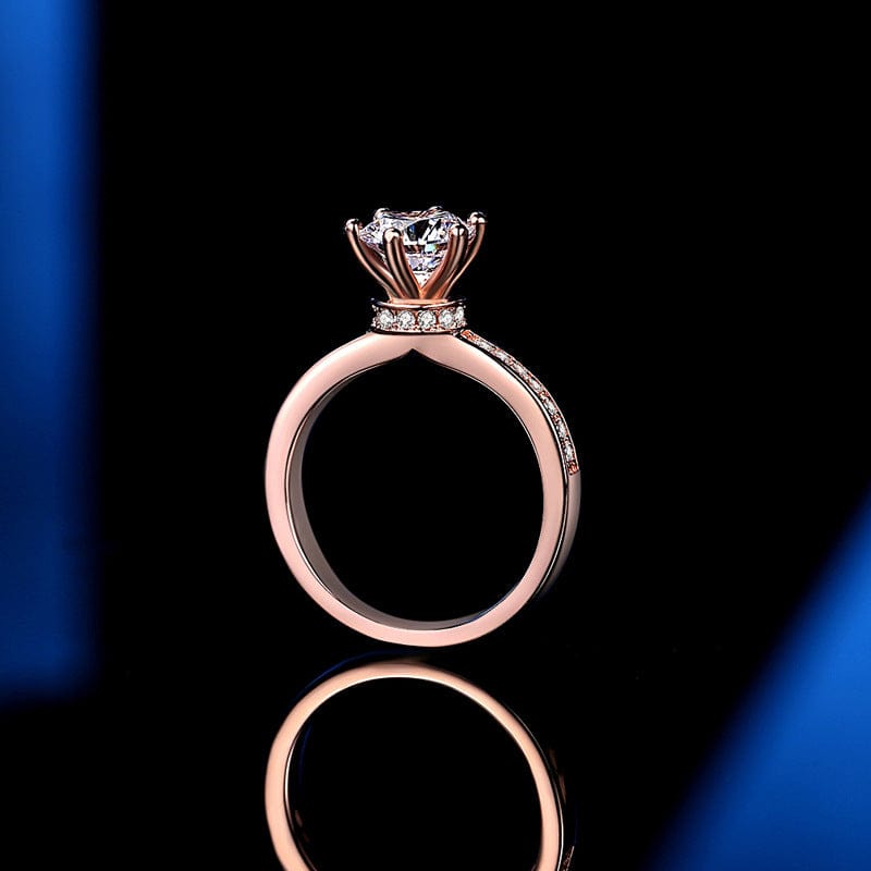 RING 2 - CinloCoThe Princess in rose gold ring is the perfect engament ring- CinloCo