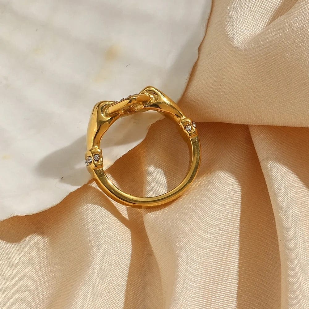 Loving Hands Gold Ring - CinloCo